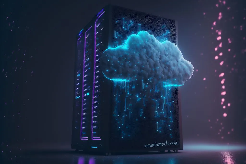 nuvem de tempestade em um curso de programação