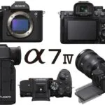vários ângulos Câmera Mirrorless da Sony α7 IV